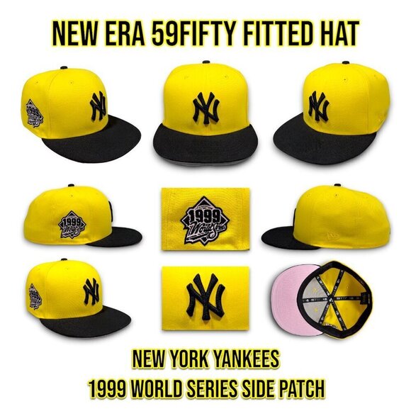 New Era Other - New Era New York Yankees 59FIFTY Hat Cap 1999 World Series Side Patch 7 5/8 _A1